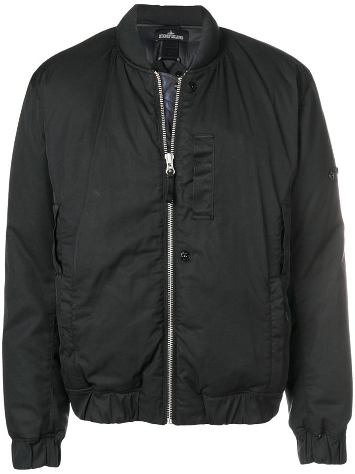 Stone Island Shadow Project Padded Bomber Jacket - Black