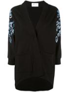 Isabelle Blanche - Sequin Sleeve Jacket - Women - Cotton/spandex/elastane - L, Women's, Black, Cotton/spandex/elastane