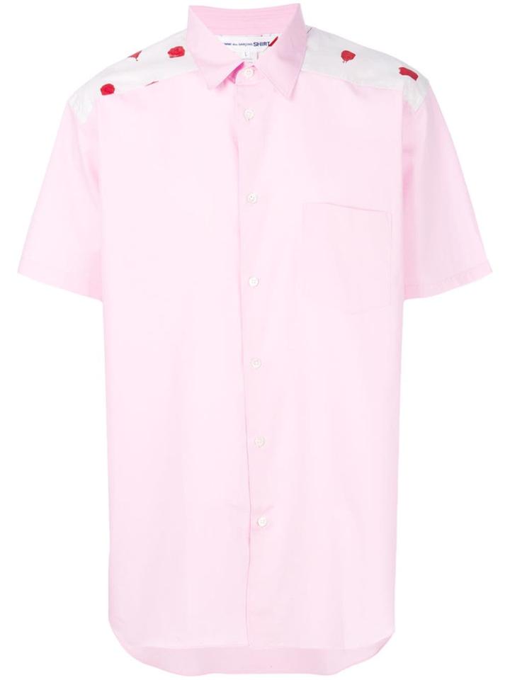 Comme Des Garçons Shirt Shortsleeved Pocket Shirt - Pink
