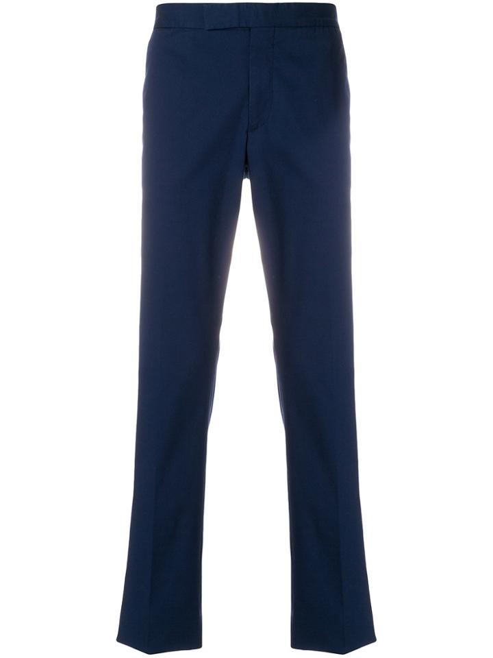 Ermenegildo Zegna Tailored Fitted Trousers - Blue