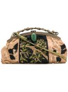 Valentino Vintage Embroidered Handbag - Nude & Neutrals