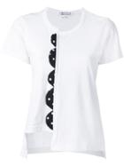 Comme Des Garçons Comme Des Garçons Asymmetric Scalloped Detail T-shirt