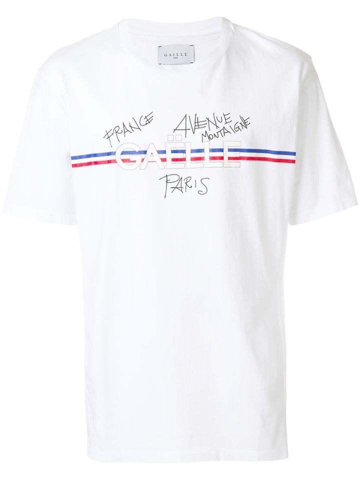 Gaelle Bonheur Logo Detail T-shirt - White