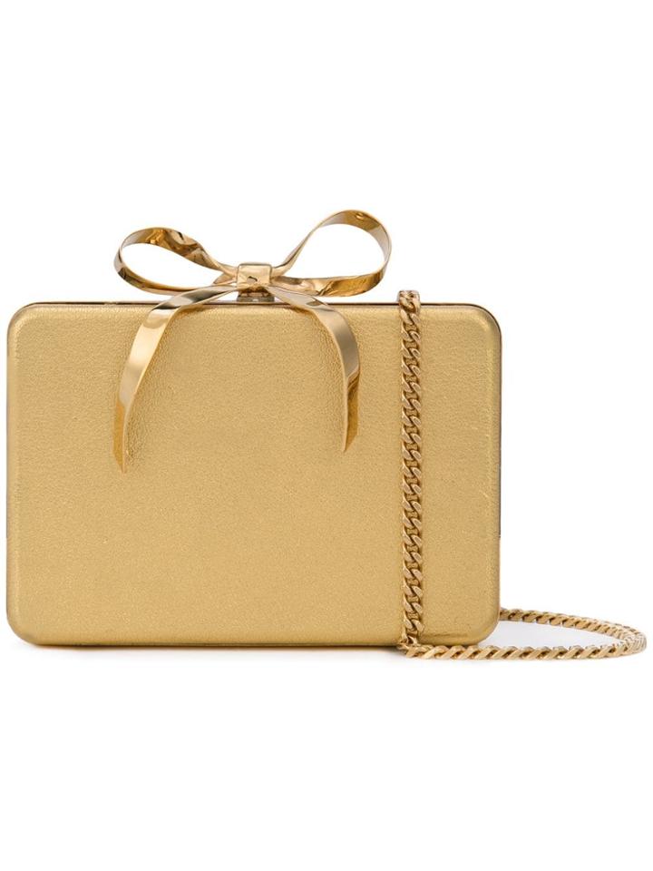 Oscar De La Renta Present Box Clutch - Gold