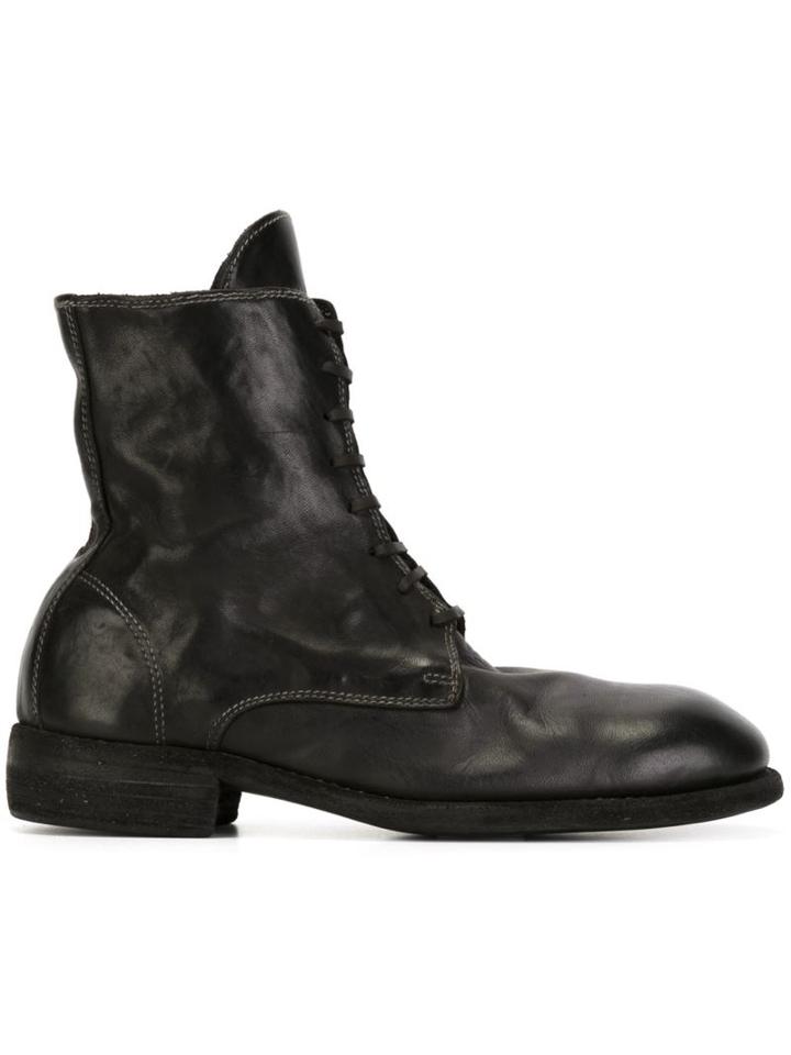 Guidi Lace-up Boots, Women's, Size: 37, Black, Leather