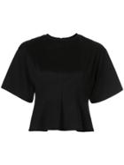 Le Ciel Bleu Corset Seam T-shirt - Black