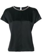Alexander Wang Chain Trim Collar Blouse - Black