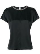 Alexander Wang Chain Trim Collar Blouse - Black