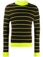 Acne Studios Striped Knitted Jumper - Brown