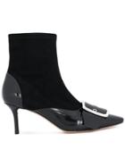 Casadei Buckled Ankle Boots - Black