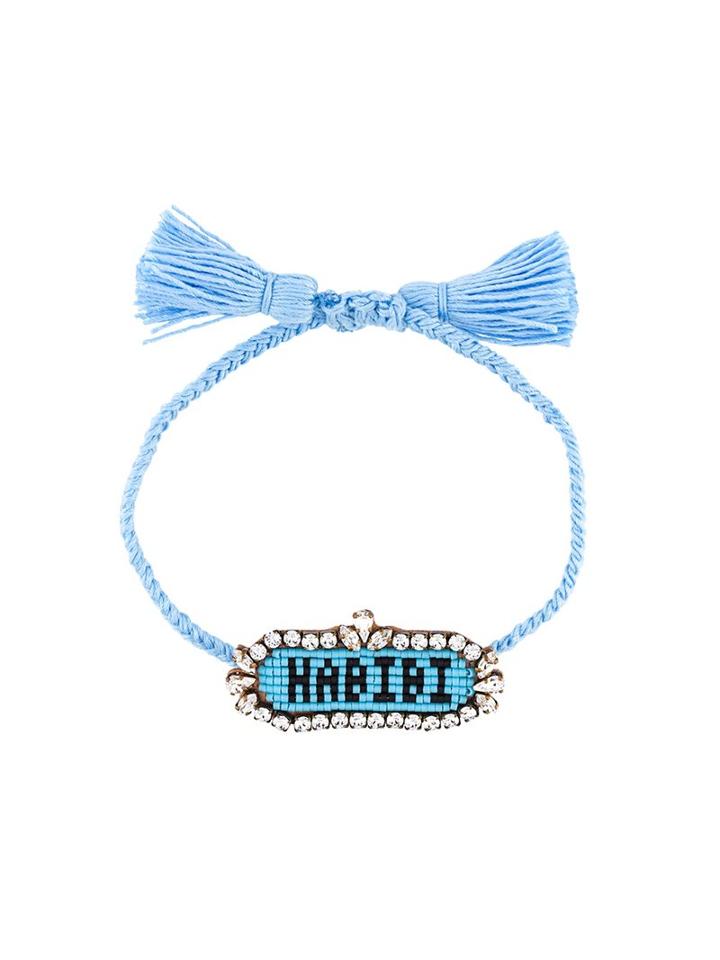 Shourouk 'habibi' Beaded Bracelet, Women's, Blue