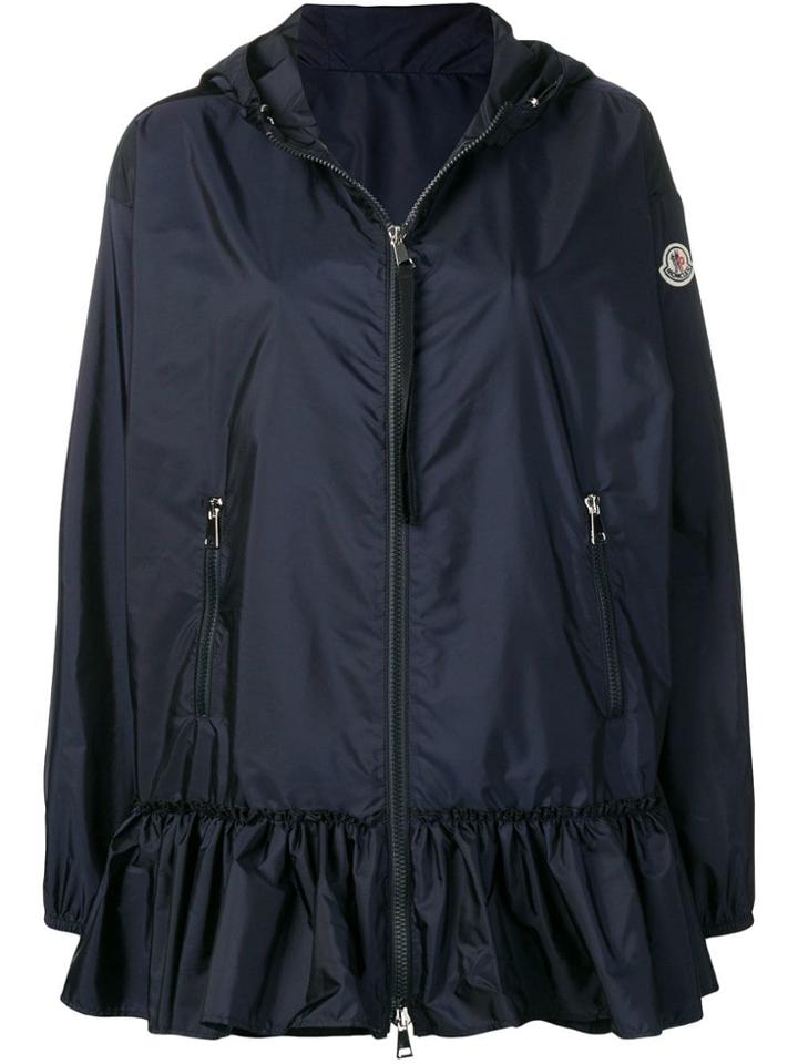 Moncler Frilled Hem Jacket - Blue