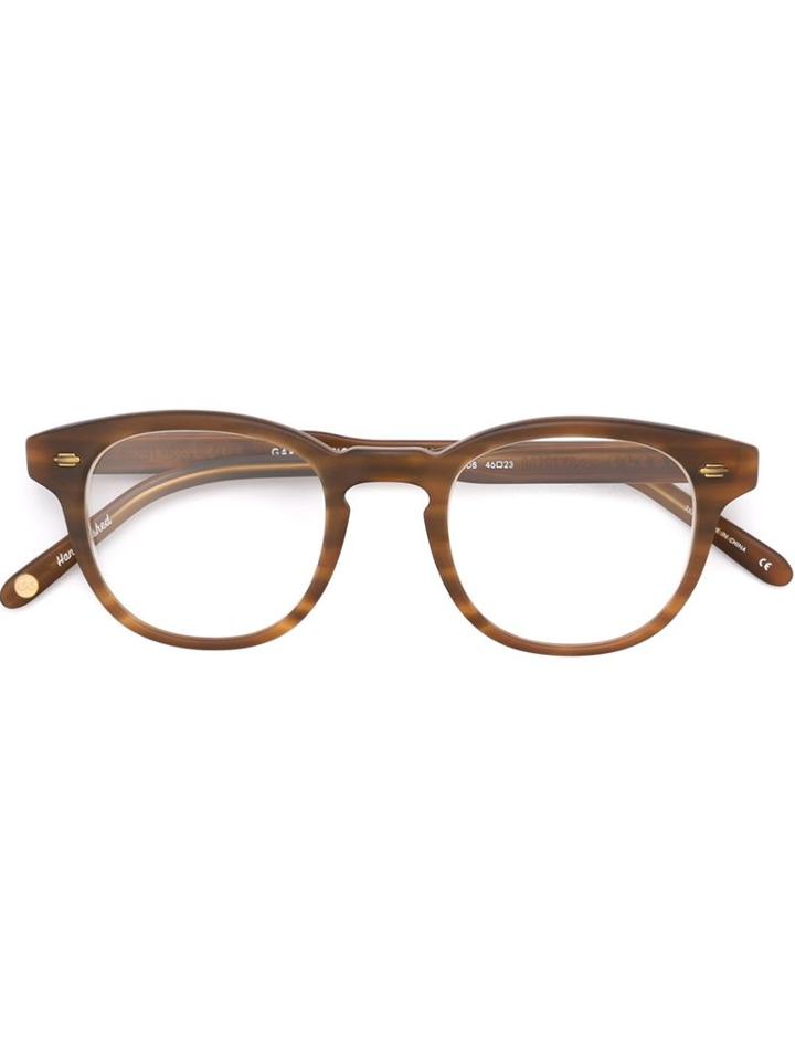 Garrett Leight - 'warren' Optical Glasses - Men - Acetate - One Size, Brown, Acetate