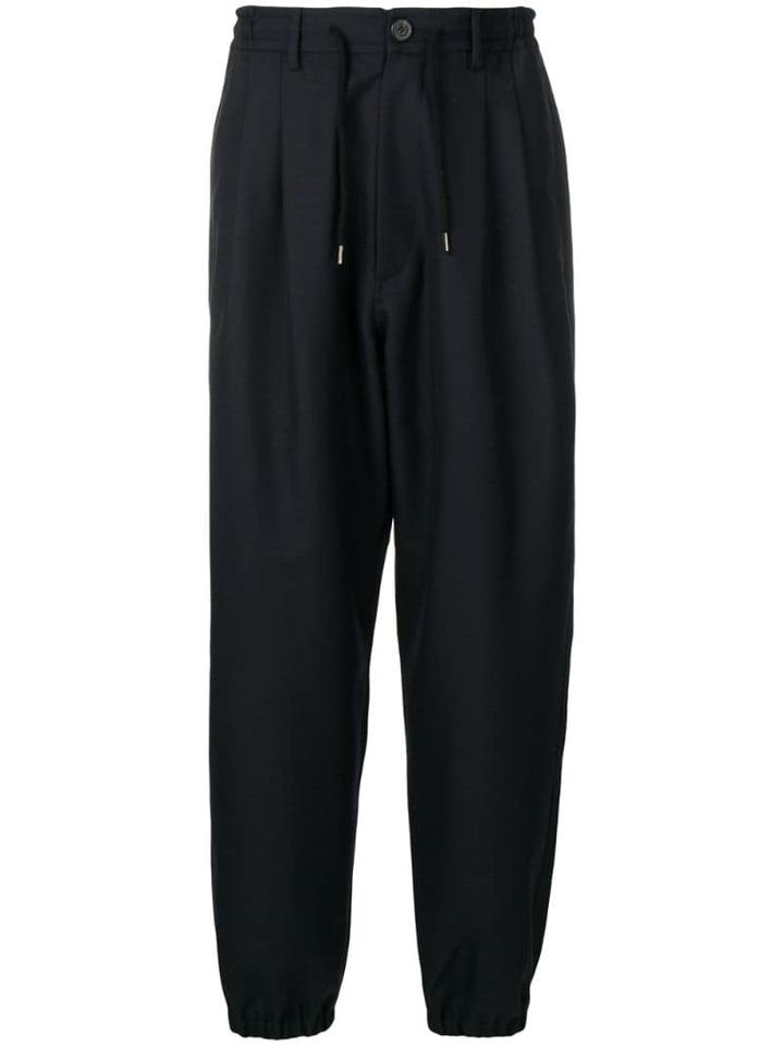 Golden Goose Drawstring Waist Trousers - Blue