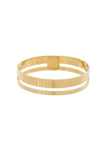 I.v.i. Dalhia Slot Choker Necklace - Metallic