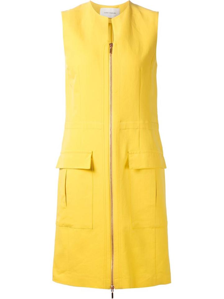 Cedric Charlier Front Zip Dress