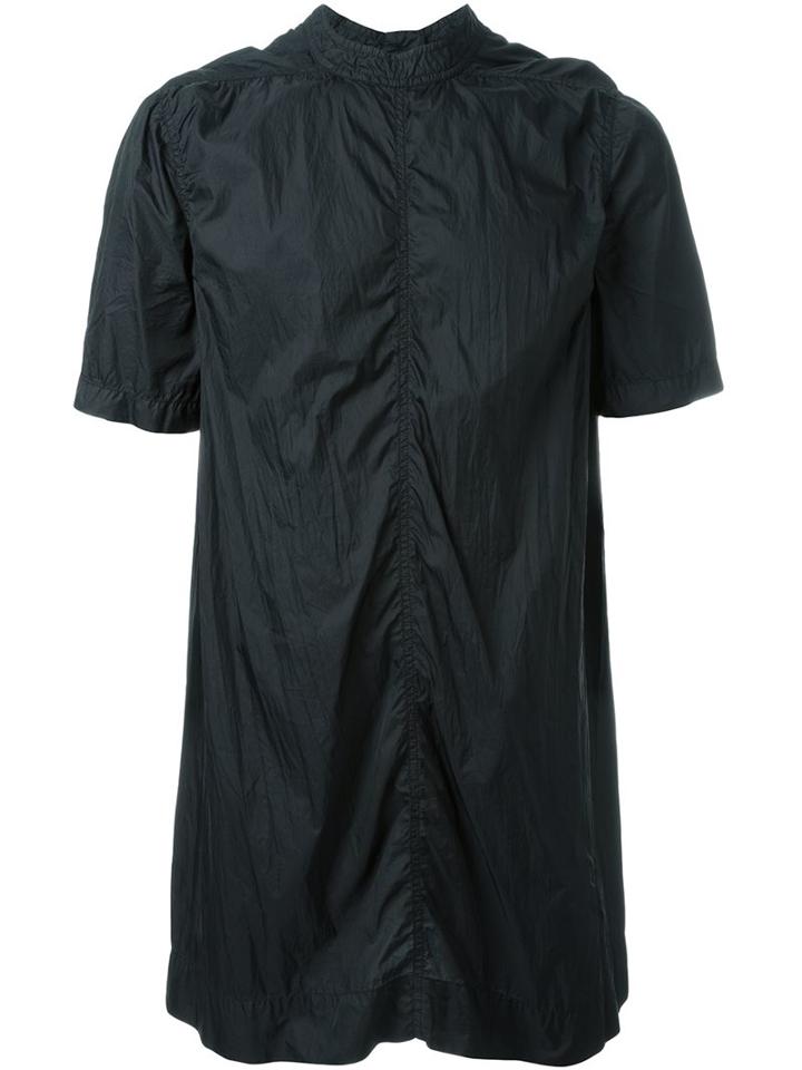 Rick Owens Drkshdw Short Sleeve Wrinkled Shirt