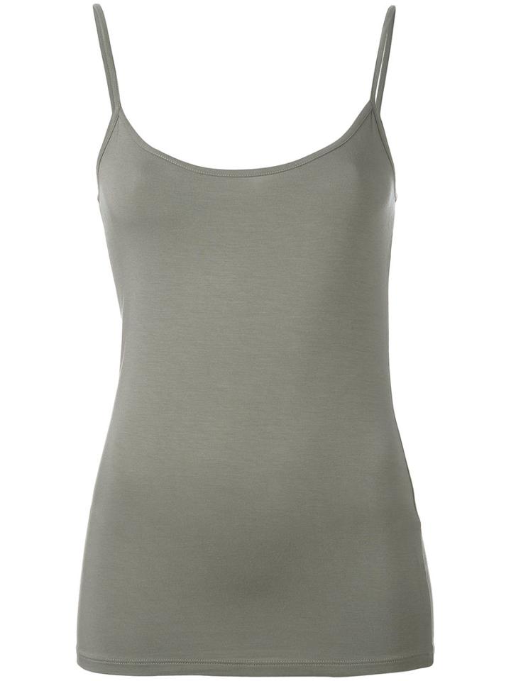 Majestic Filatures - Slim-fit Cami - Women - Elastodiene/viscose - 3, Green, Elastodiene/viscose