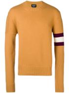 Calvin Klein 205w39nyc Contrast Stripe Sweater - Yellow