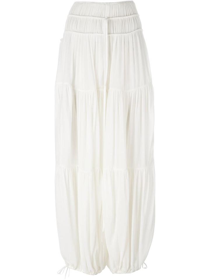 Chloé Fine Sheer Crêpe Harem Pants