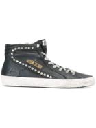 Golden Goose Deluxe Brand Slide Hi-top Sneakers - Black