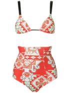 Adriana Degreas Hot Pants Bikini Set, Women's, Size: P, Polyamide/spandex/elastane