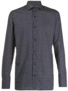 Z Zegna Dotted Print Shirt - Blue