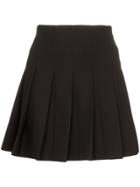 George Keburia Pleated Mini Skirt - Black