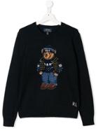 Ralph Lauren Kids Teen Polo Bear Jumper - Blue