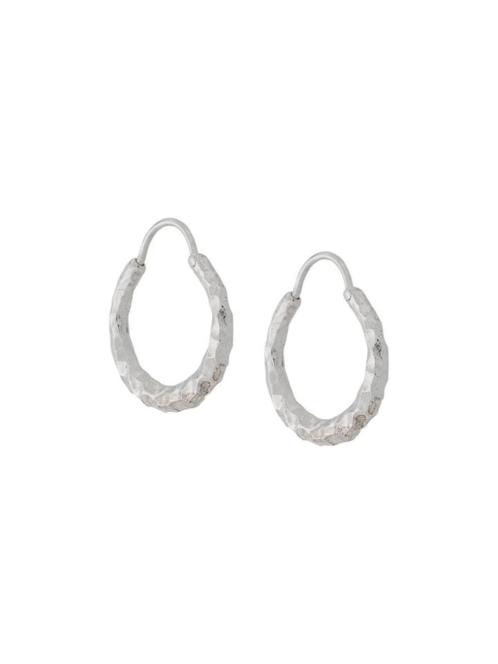 All Blues Ellipse Small Earrings - Silver