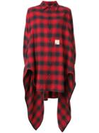 Dsquared2 Asymmetric Tartan Shirt