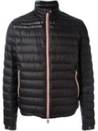 Moncler Trimmed Padded Jacket, Men's, Size: 2, Black, Polyamide/feather Down