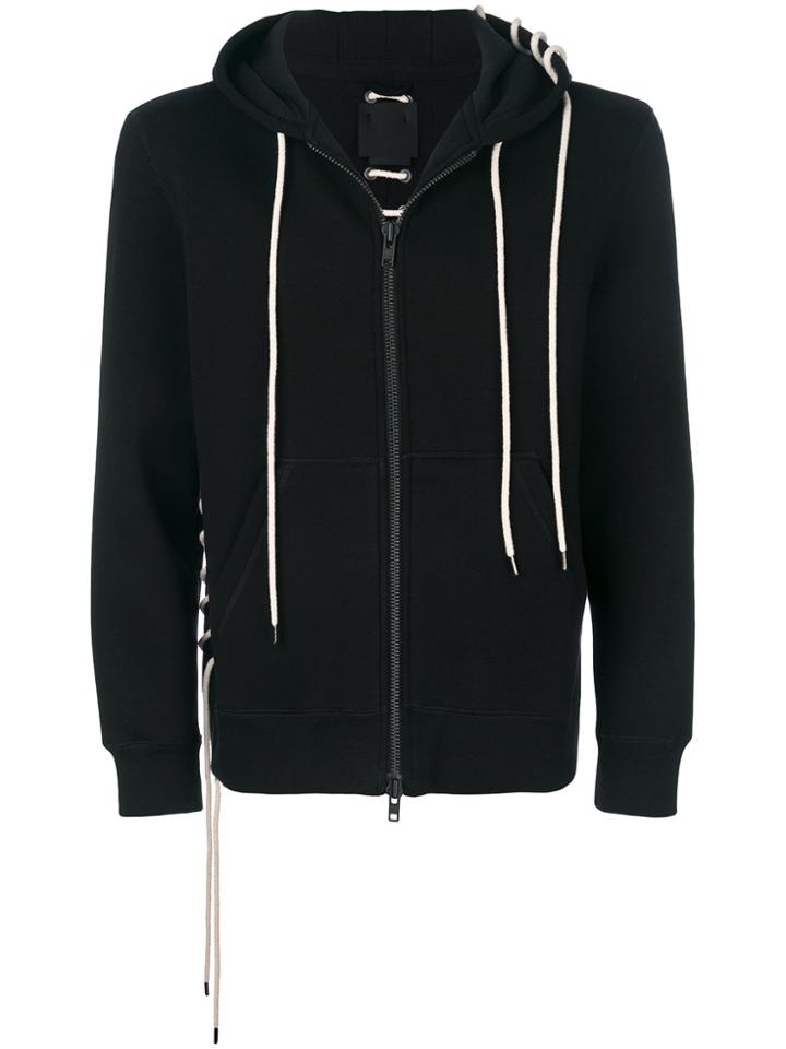 Craig Green Lace-up Detail Hoodie - Black