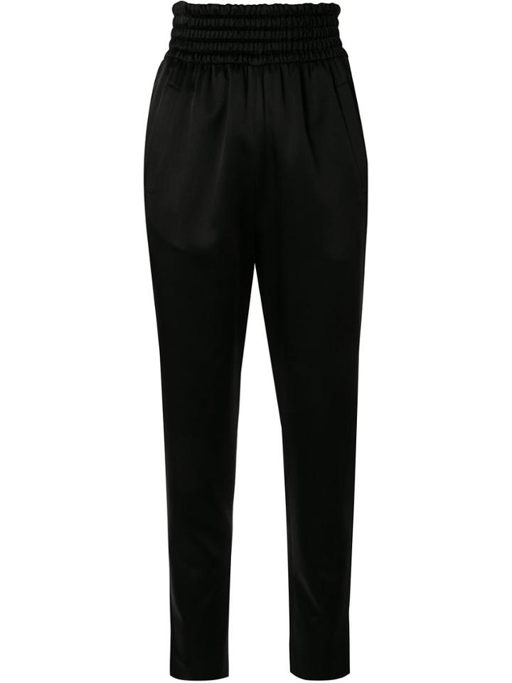Giambattista Valli High-waist Track Trousers - Black
