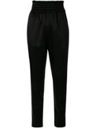 Giambattista Valli High-waist Track Trousers - Black