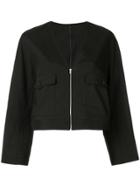 Des Prés Zip Up Jacket - Black