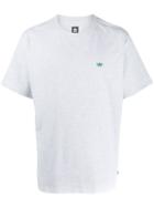 Adidas Embroidered Logo T-shirt - Grey