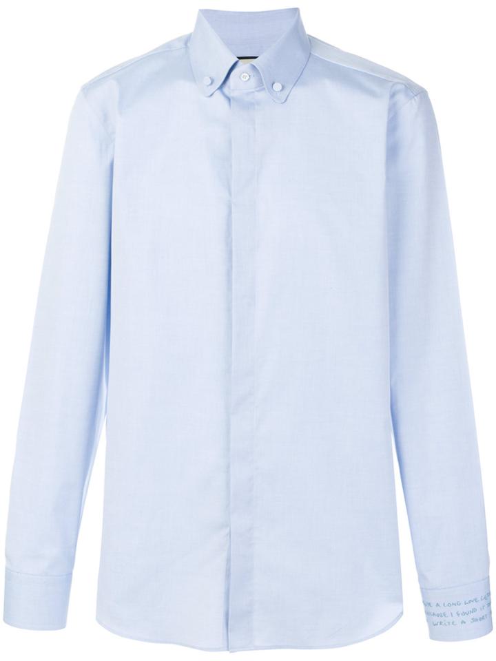 Gucci Embroidered Shirt - Blue