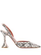 Amina Muaddi Heeled Pumps - Neutrals