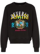 Amiri Beverly Hills Crew Neck Logo Sweater - Black