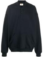 Fear Of God Front Buttoned Sweatshirt - Blue