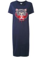 Kenzo - Tiger Print T-shirt - Women - Cotton/polyester - S, Blue, Cotton/polyester