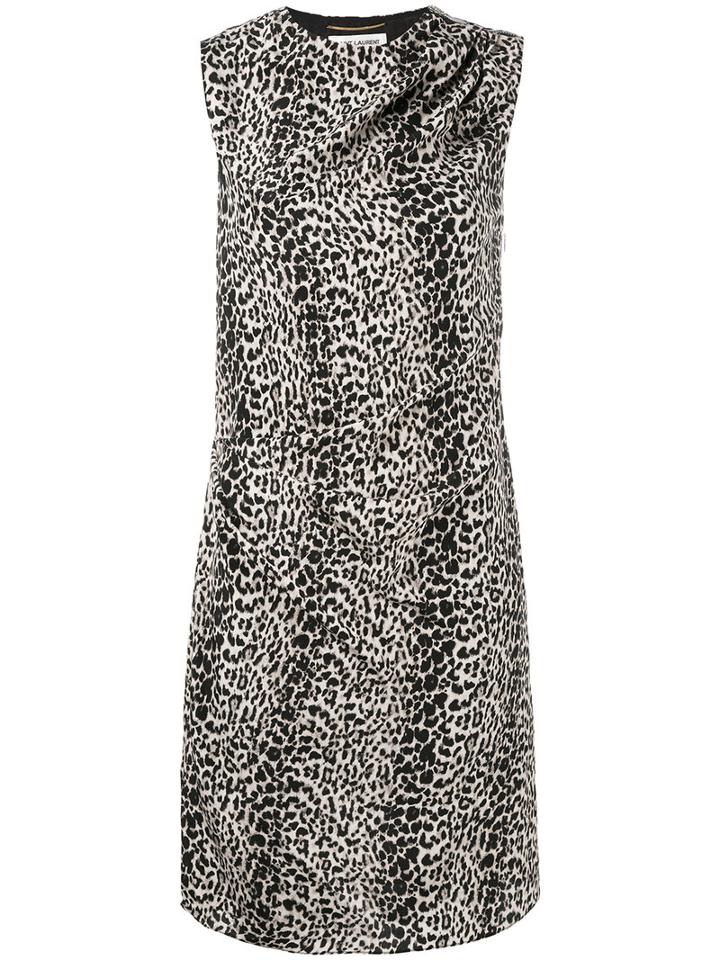 Saint Laurent - Abito Dress - Women - Silk - 40, Black, Silk
