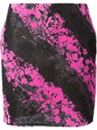 Antonio Berardi Colour Block Lace Mini Skirt