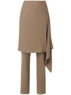 Dusan Layered Trousers - Brown