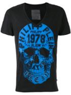 Philipp Plein - Skull Print T-shirt - Men - Cotton - Xl, Black, Cotton