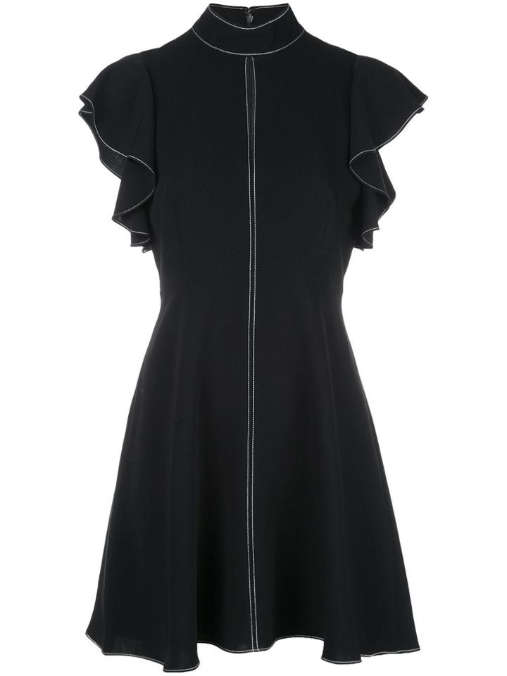 Cinq A Sept Reiko Topstitch Dress - Black