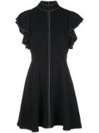 Cinq A Sept Reiko Topstitch Dress - Black