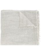 Marc Cain Wide Distressed Scarf - Grey