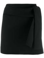 P.a.r.o.s.h. Tie Waist Skirt - Black